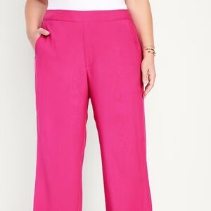 NWT Old Navy Hot Pink Pants M Tall